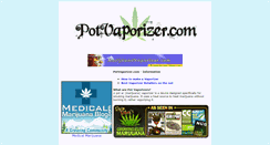 Desktop Screenshot of potvaporizer.com