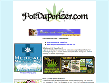 Tablet Screenshot of potvaporizer.com